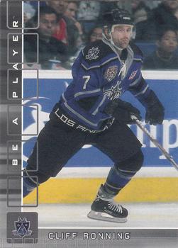 2001-02 Be a Player Update - 2001-02 Be A Player Memorabilia Update #459 Cliff Ronning Front
