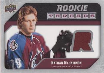 2021-22 Upper Deck - Rookie Threads Retro Flashbacks Achievements #RT-NM Nathan MacKinnon Front
