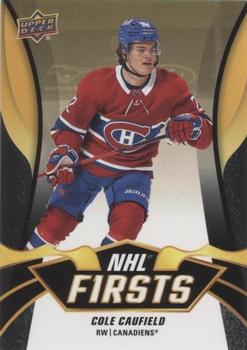 2021-22 Upper Deck - NHL Firsts Achievement #NF-19 Cole Caufield Front