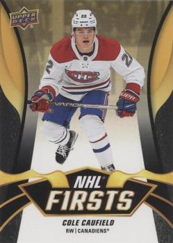 2021-22 Upper Deck - NHL Firsts Achievement Variation #NF-19 Cole Caufield Front