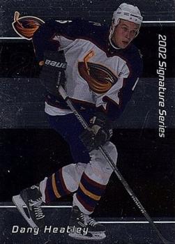 2001-02 Be a Player Update - 2001-02 Be A Player Signature Series Update #226 Dany Heatley Front