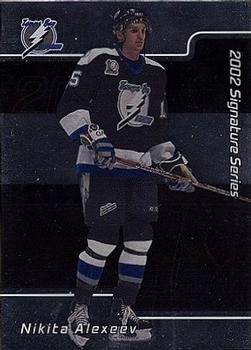 2001-02 Be a Player Update - 2001-02 Be A Player Signature Series Update #248 Nikita Alexeev Front