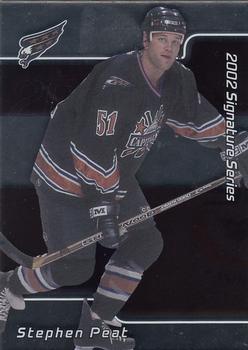 2001-02 Be a Player Update - 2001-02 Be A Player Signature Series Update #249 Stephen Peat Front