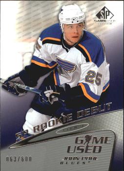 2003-04 Upper Deck Rookie Update - 2003-04 SP Game Used Update #124 John Pohl Front