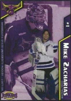 2007-08 Junkers Grille & Bar Minnesota State Mavericks (NCAA) #NNO Mike Zacharias Front