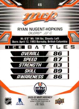 2022-23 Upper Deck MVP - Ice Battles #46 Ryan Nugent-Hopkins Back