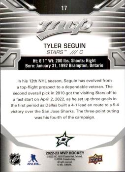 2022-23 Upper Deck MVP - Silver Script #17 Tyler Seguin Back