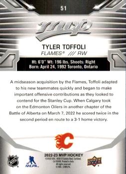 2023-24 UD MVP Silver Script - 78 Tyler Toffoli - Calgary Flames