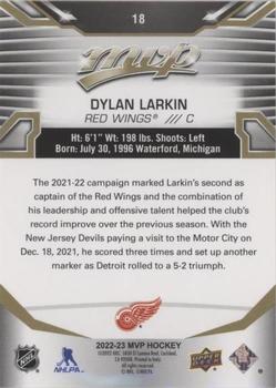 2022-23 Upper Deck MVP - Super Script #18 Dylan Larkin Back