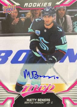 2022-23 Upper Deck MVP - Autographs Magenta #244 Matty Beniers Front