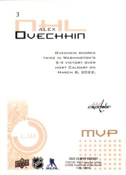 2022-23 Upper Deck MVP - 20th Anniversary #3 Alex Ovechkin Back
