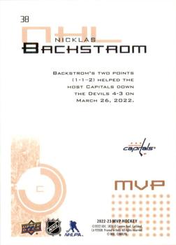 2022-23 Upper Deck MVP - 20th Anniversary #38 Nicklas Backstrom Back