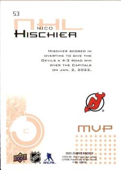 2022-23 Upper Deck MVP - 20th Anniversary #53 Nico Hischier Back