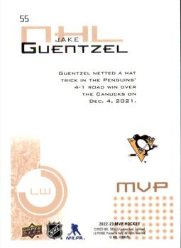 2022-23 Upper Deck MVP - 20th Anniversary #55 Jake Guentzel Back
