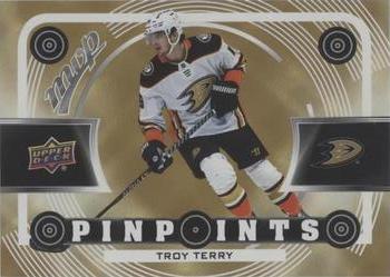 2022-23 Upper Deck MVP - Pinpoints Gold #PP-10 Troy Terry Front