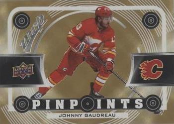 2022-23 Upper Deck MVP - Pinpoints Gold #PP-16 Johnny Gaudreau Front