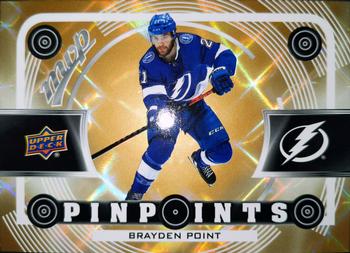 2022-23 Upper Deck MVP - Pinpoints Gold #PP-17 Brayden Point Front