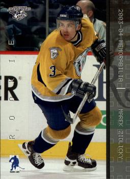 2003-04 Be A Player Update - 2003-04 Be A Player Memorabilia Update #202 Marek Zidlicky Front