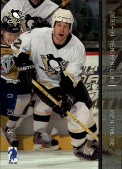 2003-04 Be A Player Update - 2003-04 Be A Player Memorabilia Update #204 Ryan Malone Front