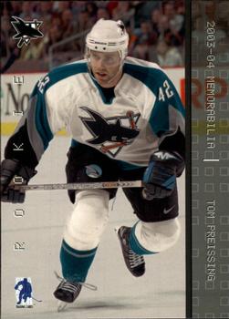 2003-04 Be A Player Update - 2003-04 Be A Player Memorabilia Update #205 Tom Preissing Front