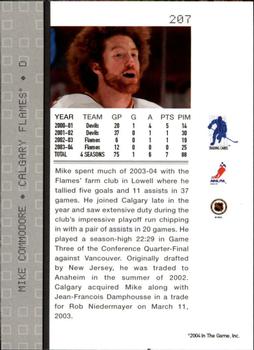 2003-04 Be A Player Update - 2003-04 Be A Player Memorabilia Update #207 Mike Commodore Back