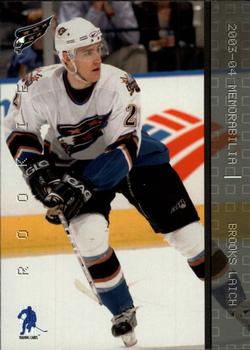 2003-04 Be A Player Update - 2003-04 Be A Player Memorabilia Update #227 Brooks Laich Front