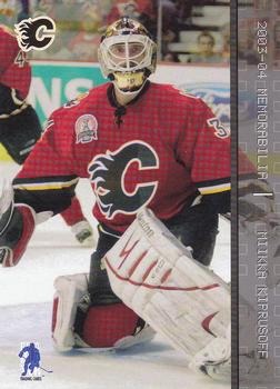 2003-04 Be A Player Update - 2003-04 Be A Player Memorabilia Update #232 Miikka Kiprusoff Front