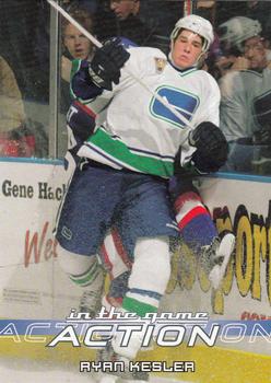 2003-04 Be A Player Update - 2003-04 In The Game Action Update #638 Ryan Kesler Front
