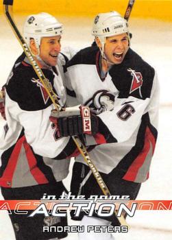 2003-04 Be A Player Update - 2003-04 In The Game Action Update #656 Andrew Peters Front