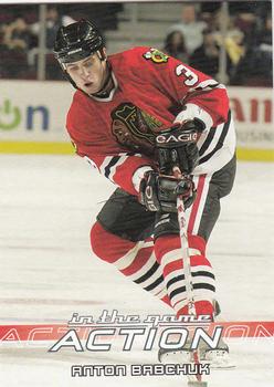 2003-04 Be A Player Update - 2003-04 In The Game Action Update #657 Anton Babchuk Front