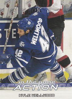 2003-04 Be A Player Update - 2003-04 In The Game Action Update #658 Kyle Wellwood Front