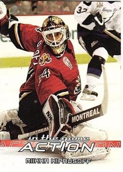 2003-04 Be A Player Update - 2003-04 In The Game Action Update #674 Miikka Kiprusoff Front