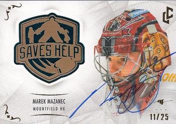 2021-22 Legendary Cards Saves Help - Autograph #SH-026 Marek Mazanec Front