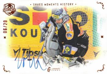 2021-22 Legendary Cards Saves Help - Saves Moments History Cooper Auto #SMH-17 Martin Volke Front