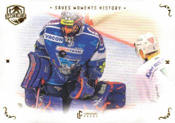 2021-22 Legendary Cards Saves Help - Saves Moments History Gold #SMH-1 Lukas Cikanek Front