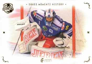 2021-22 Legendary Cards Saves Help - Saves Moments History Gold #SMH-2 Marek Ciliak Front