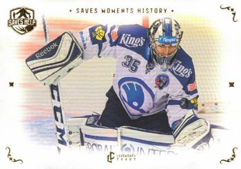 2021-22 Legendary Cards Saves Help - Saves Moments History Gold #SMH-8 Matej Machovsky Front