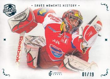 2021-22 Legendary Cards Saves Help - Saves Moments History Turquoise #SMH-7 Jakub Kovar Front