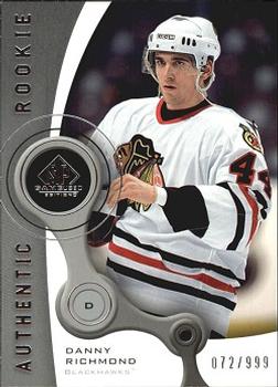 2005-06 Upper Deck Rookie Update - 2005-06 SP Game Used Update #199 Danny Richmond Front