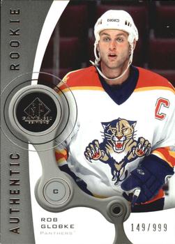 2005-06 Upper Deck Rookie Update - 2005-06 SP Game Used Update #213 Rob Globke Front