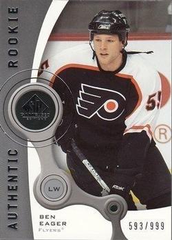 2005-06 Upper Deck Rookie Update - 2005-06 SP Game Used Update #227 Ben Eager Front