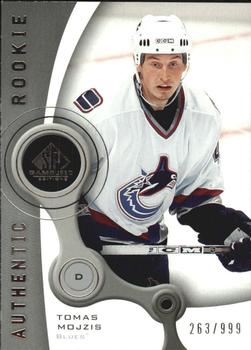2005-06 Upper Deck Rookie Update - 2005-06 SP Game Used Update #238 Tomas Mojzis Front