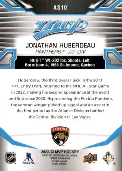 2022-23 Upper Deck MVP - All-Star #AS10 Jonathan Huberdeau Back