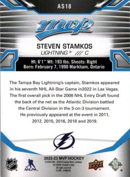 2022-23 Upper Deck MVP - All-Star #AS18 Steven Stamkos Back