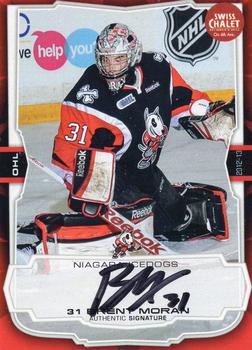 2012-13 Extreme Niagara IceDogs (OHL) Autographs #1 Brent Moran Front