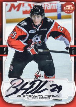 2012-13 Extreme Niagara IceDogs (OHL) Autographs #3 Brendan Perlini Front