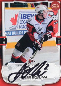 2012-13 Extreme Niagara IceDogs (OHL) Autographs #25 Jesse Graham Front