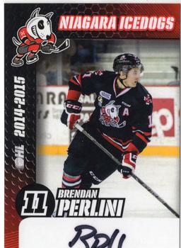 2014-15 Niagara IceDogs (OHL) Autographs #NNO Brendan Perlini Front