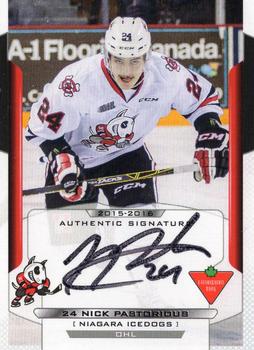 2015-16 Extreme Niagara IceDogs (OHL) Autographs #18 Nick Pastorious Front