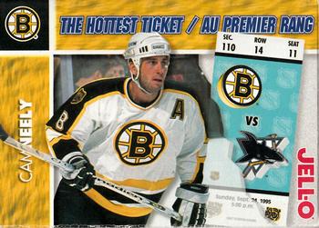 1995-96 Kraft - Jell-O Pudding The Hottest Ticket #NNO Cam Neely  Front